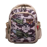 Ghiozdan gradinita, baieti, crem, imprimeu camuflaj avion de lupta, 30 cm Daco GH290-1-IMG-slider-mobile