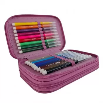 Penar fetite 3 compartimente, echipat cu 46 piese, catel Daco PE3040E-4