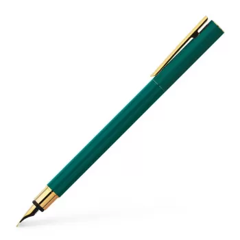 Stilou Faber-Castell Neo slim, verde  forest , penita F-1