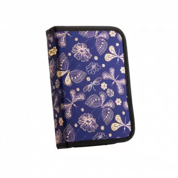 Penar echipat fete cu 2 extensii, mov, Butterfly Daco PE1959E-2