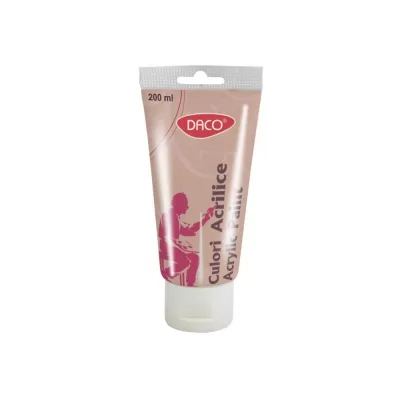 Culori acrilice 200 ml - Roz Fluorescent - Daco CU3200RZFL-img