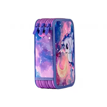 Penar 3 compartimente fete, echipat cu 46 piese, unicorn Daco PE3035E-2