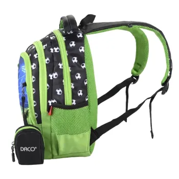 Ghiozdan clasa 0, imprimeu fotbal, 38 cm Daco GH3522-2