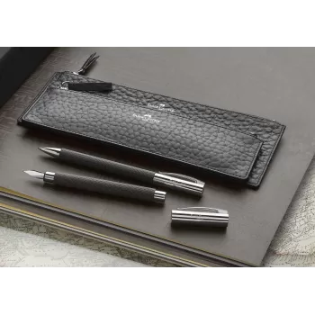 Stilou ambition opart black sand m Faber-Castell-2