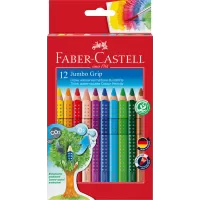 Creioane colorate 12 culori + ascutitoare jumbo grip faber-caste-1-IMG-slider-mobile