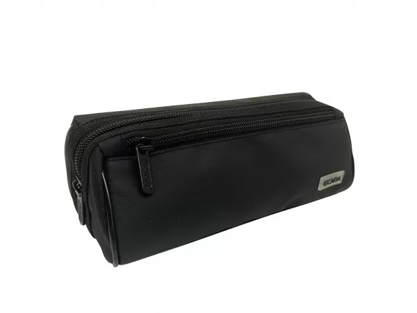 Penar borseta negru uni, 2 fermoare Ecada 786620-1-IMG-slider