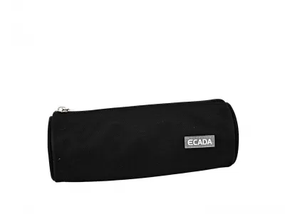 Penar rotund negru, 7.5 cm diametru, 1 fermoar Ecada 786030N-img