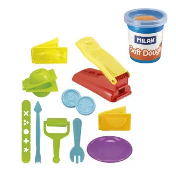 Plastilina 8 culori x 59 gr, plus forme Cooking Time Milan-2