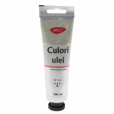 Culori ulei 100 ml DACO Alb CU4100-img