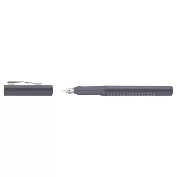 Stilou Faber-Castell grip 2010 gri, penita M-2-IMG-slider