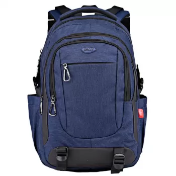 Ghiozdan baieti liceu, albastru, 4 compartimente, 47 cm Daco GH582-1