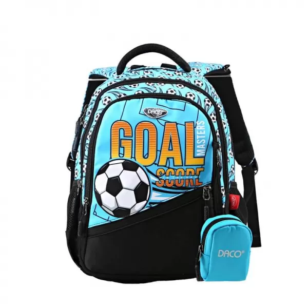 Ghiozdan baieti clasa 0, bleu, imprimeu minge fotbal, 38 cm Daco GH3501-1-IMG-slider