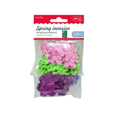 Accesorii craft – fluturi spuma autoadeziva AD380 Invazia Primaverii Daco-img