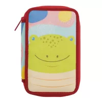 Penar cu 3 fermoare echipat cu 45 piese, imprimeu animale Carioca-4-IMG-slider-mobile