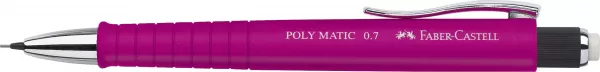 Creion mecanic 0.7mm poly matic roz Faber-Castell-1-IMG-slider
