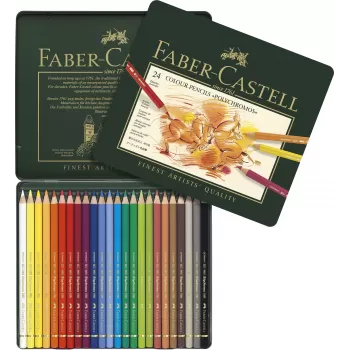 Creioane colorate 24 culori polychromos Faber-Castell-2