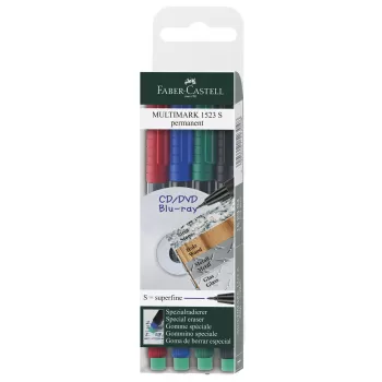 Marker permanent set 4 s multimark Faber-Castell-1