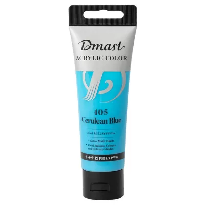 Culori acrilice profesionale, 75 ml, albastru ceruleum Dmast by Pebeo-img