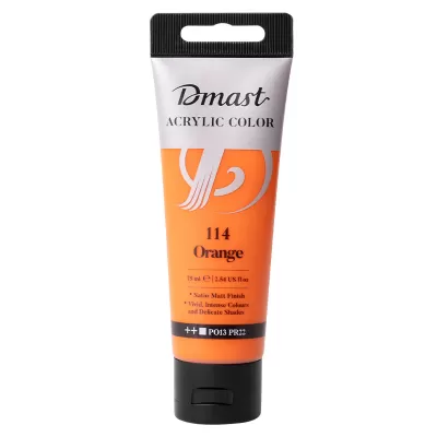 Culori acrilice profesionale, 75 ml, portocaliu Dmast by Pebeo-img