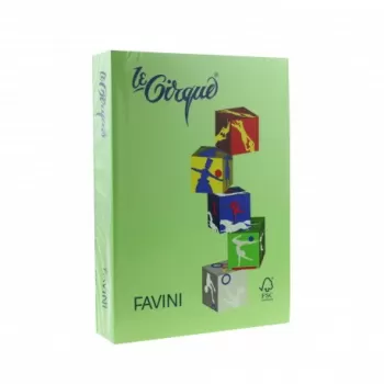 Carton colorat 160g/mp A4 203 Verde Iarba FAVINI-1