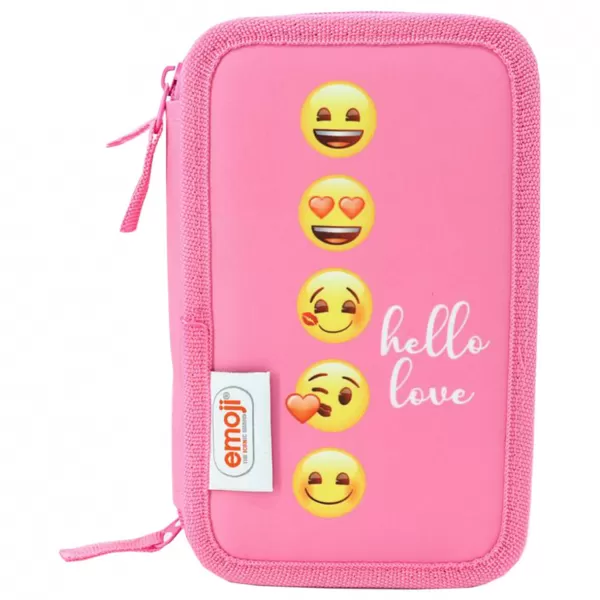 Penar fete cu 3 fermoare, neechipat, roz, Emoji Pigna-1-IMG-slider