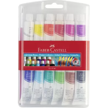 Tempera 12 culori 12 ml Faber-Castell-1