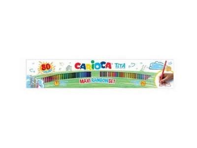 Creioane colorate 80 culori CARIOCA 42890-img