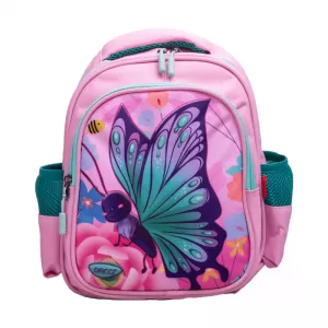 Ghiozdan gradinita, fete, roz, imprimeu fluture, 30 cm Daco GH239-1-IMG-nav