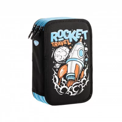 Penar 3 compartimente baieti, echipat cu 46 de piese, Rocket Daco PE3029E-img