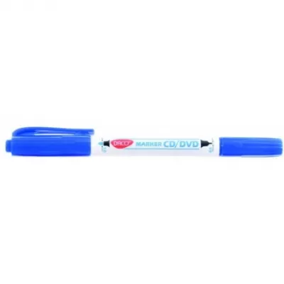 Marker CD/DVD 2 capete DACO Albastru-img