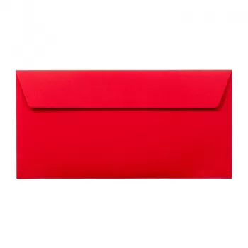 Plicuri colorate DL rosu christmas, siliconice Daco PC12R-1