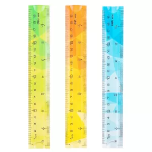 Rigla flexibila 20 cm, multicolora, Deli-1-IMG-nav
