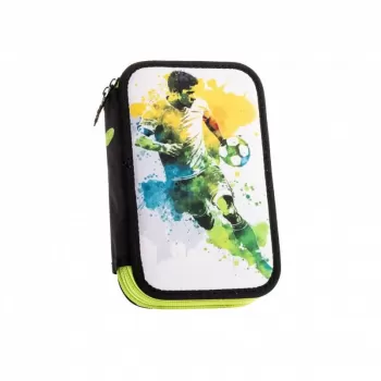 Penar baieti 2 fermoare, neechipat, fotbalist Daco PE291-2