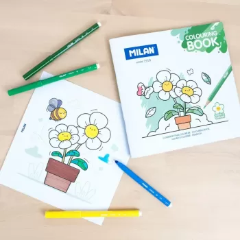 Carte de colorat 4+ Green and Grow Milan-3