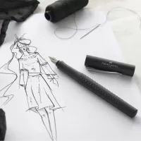 Stilou Faber-Castell Grip 2011 negru, penita F-3-IMG-slider-mobile