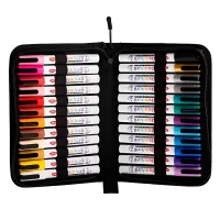 Carioci acrilice 24 culori in mapa tip penar Daco MK503/24-1-IMG-slider-mobile