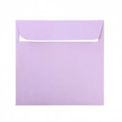 Plicuri invitatii patrate, lila, 14x14 cm, siliconice Daco PC1414GL-img