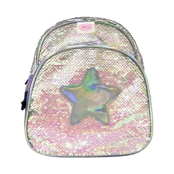 Ghiozdan gradinita cu paiete reversibile Daco GH228 29 cm-1