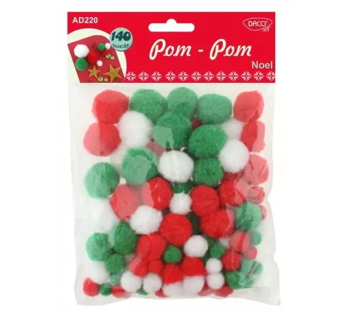 12-Accesorii-craft-~-AD220-Pom~Pom-Noel-DACO