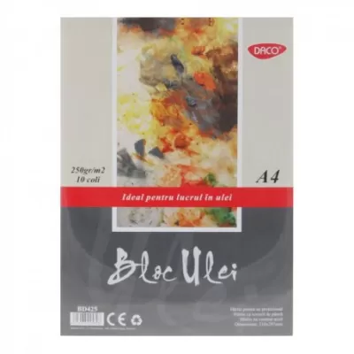Bloc A4 ulei 250g 10 file DACO BD425-img