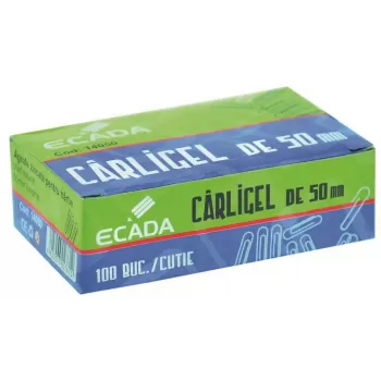 Agrafe hartie metalice 50 mm Ecada-1