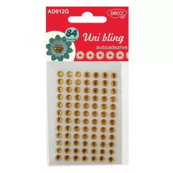 Accesorii craft - AD012 Diamante AA uni BLING galben-1