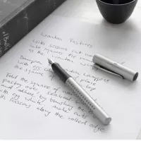 Stilou Faber-Castell grip 2011 argintiu, penita F -3-IMG-slider-mobile