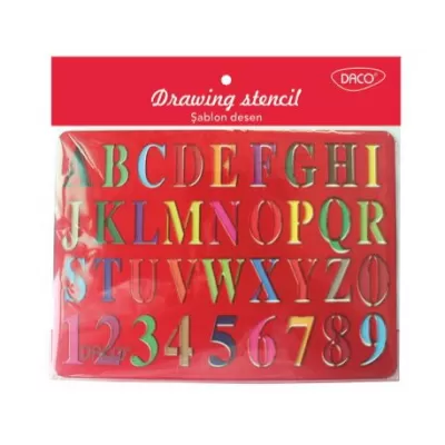 Sablon litere Alfabet DACO SB002A-img