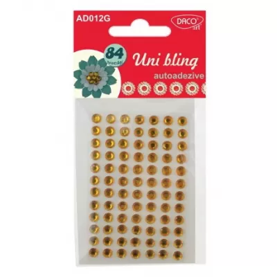 Accesorii craft - AD012 Diamante AA uni BLING galben-img