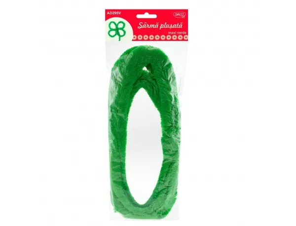 Accesorii craft - AD295V Sârmă pluşată Maxi verde DACO-1-IMG-slider