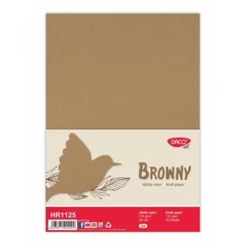 Hârtie Natur 110 g/mp A4 25 coli DACO HR1125-1