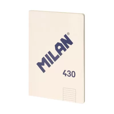 Caiet studentesc premium Milan, 48 file, hartie 95g/mp, dictando, coperta bej-img