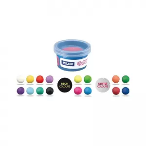 Plastilina usoara 16 culori, 30gr/culoare Milan-3-IMG-nav