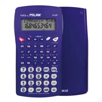 Calculator stiintific 10 DG, albastru acid, Milan 1590005BBL-2